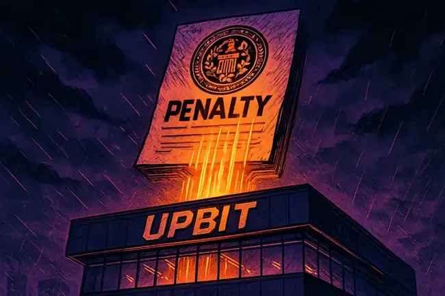 韓國加密貨幣史上最高罰單！Upbit 母公司 Dunamu 遭罰 352 億韓元