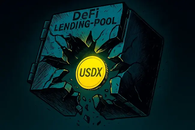 xUSD 穩定幣脫鉤後，USDX 池子也乾涸了
