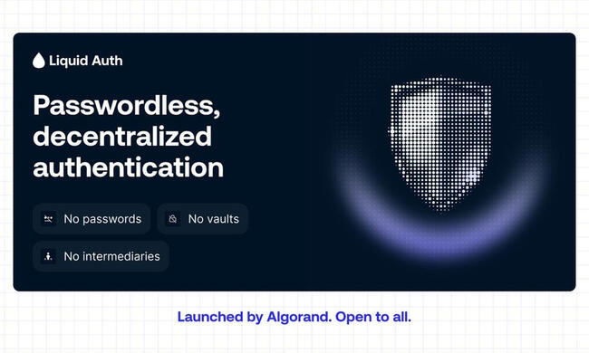 CHAINWIRE: Algorand Launches World's First Self-Custody Passkey Manager, Replacing Centralized Authenticator Apps