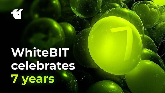 WhiteBIT отмечает 7 лет роста, представляет W Group как глобального лидера в области финансовых технологий.