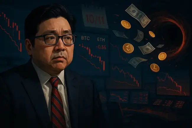 Tom Lee爆料：近期暴跌是1011留下的流動性枯竭，做市商大量拋售為填補「財務黑洞」