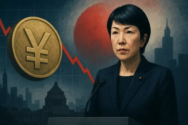 日幣跌破十月新低！高市早苗撒21.3兆日圓財政支出救日本，市場憂成惡性循環