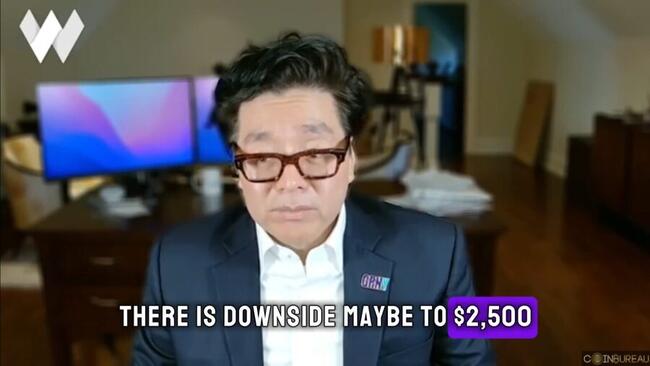 MICA Daily｜Tom Lee 表示 ETH 可能跌至 2,500，但一月會飆至 7,000 美元