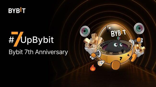 Bybit 歡慶七週年，推出 #7Up 慶祝活動，與全球近 8,000 萬名用戶共享 250 萬美元獎勵