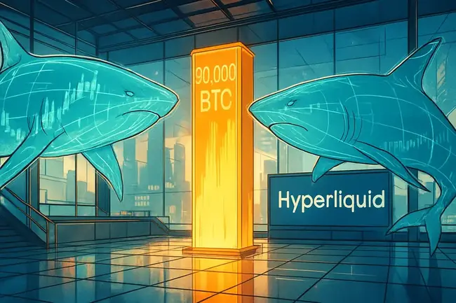 比特幣跌破 9.1 萬、以太坊力守 3000 美元，Hyperliquid 多空巨鯨廝殺