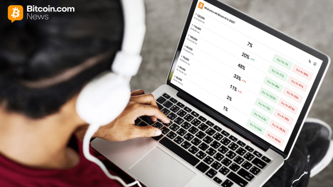 Les Marchés de Prédiction Polymarket et Kalshi Attribuent des Probabilités Mixtes pour le Chemin du Bitcoin au-dessus de 100K $ en 2025