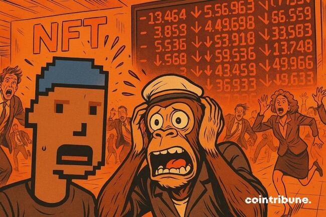 NFT Market Slumps as Monthly Sales Drop to $320 Million