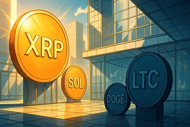 山寨幣 ETF 市場現況：XRP 成最大贏家、LTC 與 DOGE 被市場拋棄