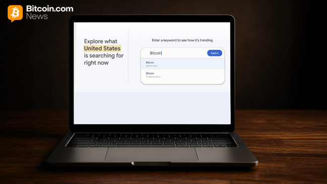 Данные Google Trends показывают, что биткойн тихо удерживает свои позиции по мере завершения года