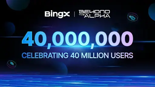 BingX marchează atingerea pragului de 40 de milioane de utilizatori în 2025 prin campania Beyond the Alpha