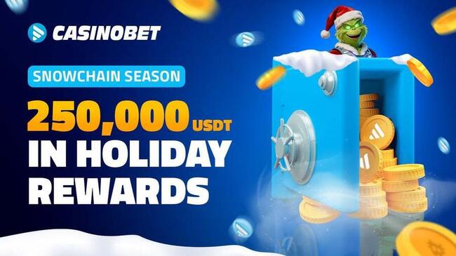 Casinobet marque une première année réussie avec la campagne Snowchain Season de 250,000 USDT
