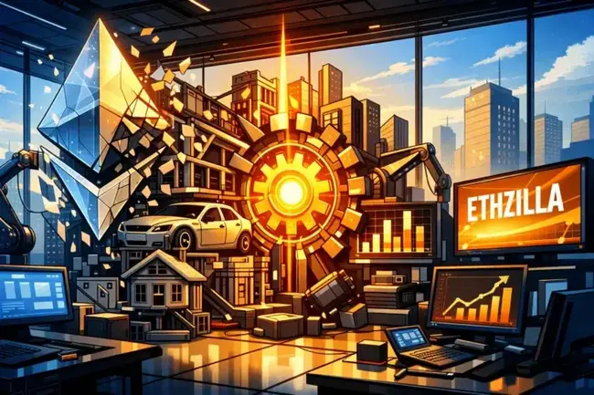 以太坊財庫 ETHZilla 出售 24,291 枚 ETH 還債，從 DAT 轉向 RWA 代幣化