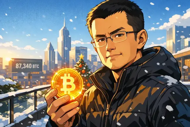 比特幣8.7萬的聖誕快樂！CZ：鼓勵早期投資「在恐懼中買入」的人