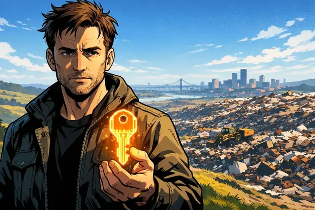 8000枚比特幣埋垃圾場英男「警告新手」：別做槓桿合約，華爾街隨時會清算你