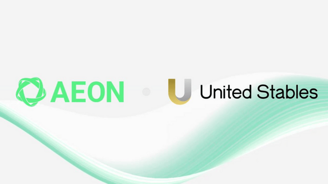 AEON сотрудничает с United Stables для поддержания реальных платежей и x402 AI-Native расчетов