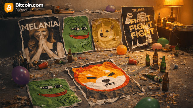 Мем-монеты после вечеринки: Что 2025 год раскрыл о спекуляциях в большом масштабе