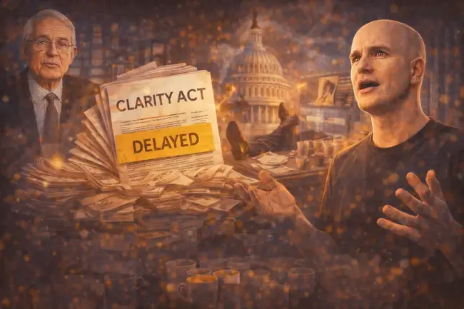 彭博爆料《CLARITY法案》將延期，Coinbase開噴：擺爛不支持總比亂搞好