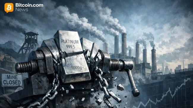 Спрос на платину увеличивается по мере сохранения структурных дефицитов