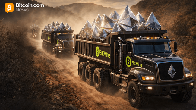 Bitmine fügt in einer Woche 35.000 ETH hinzu und festigt die Führungsposition als führendes Ethereum-Treasury-Unternehmen.