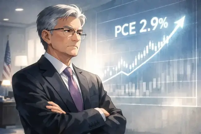 美國2025 Q3經濟超強GDP飆漲4.4%！核心PCE反彈打擊Fed降息預期，比特幣短線跌破9萬美元