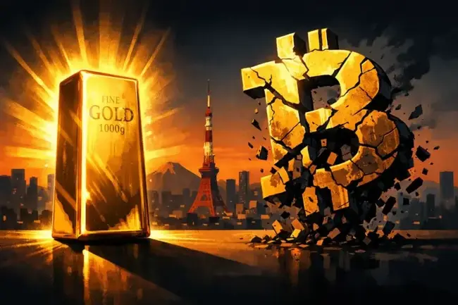 為何黃金屢創新高、比特幣停滯不前？Delphi Digital：全因日債殖利率飆升向全球施壓