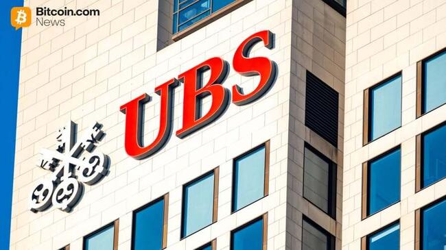 UBS plant den Handel mit Bitcoin und Ether für Privatkunden, da die institutionelle Nachfrage steigt: Bericht