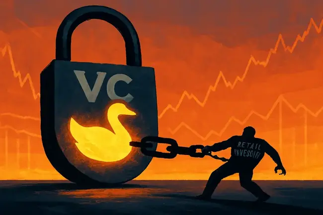 VC 吃肉、散戶去洗碗，幣圈劇情在美股上演？