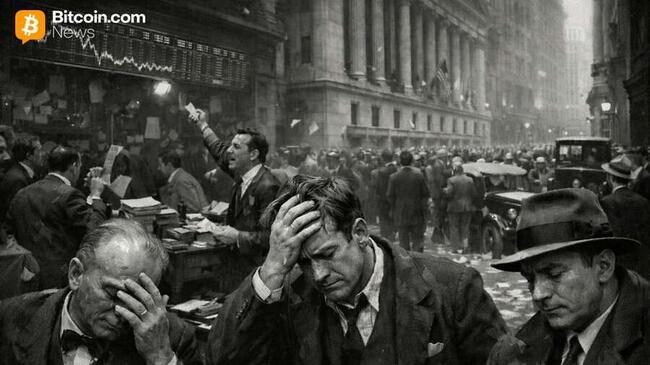 Стратег предупреждает, что криптовалюта напоминает 1929 год, при этом биткоин вызывает обсуждение рисков снижения.