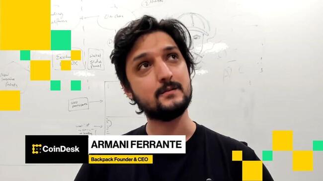 Новая фаза Solana "намного больше связана с финансами", говорит генеральный директор Backpack Армани Ферранте