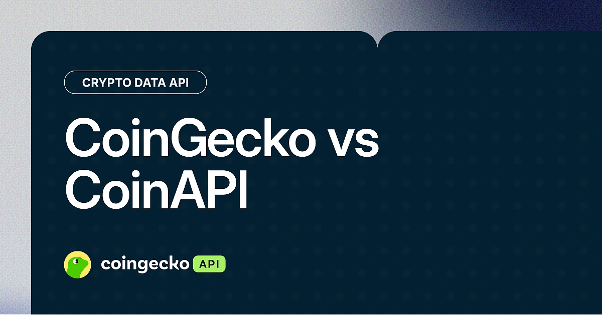 CoinGecko API vs CoinAPI: Which Crypto Data API Is Better?