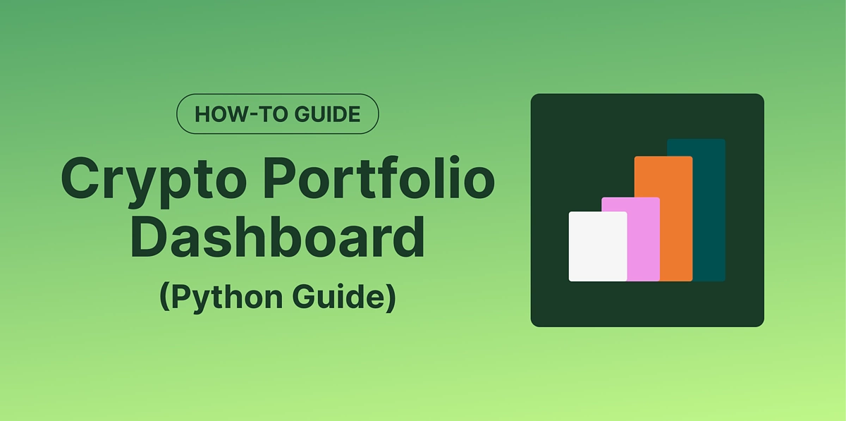 How to build a crypto portfolio dashboard python guide - CoinGecko API