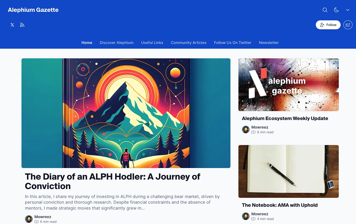 Alephium Gazette