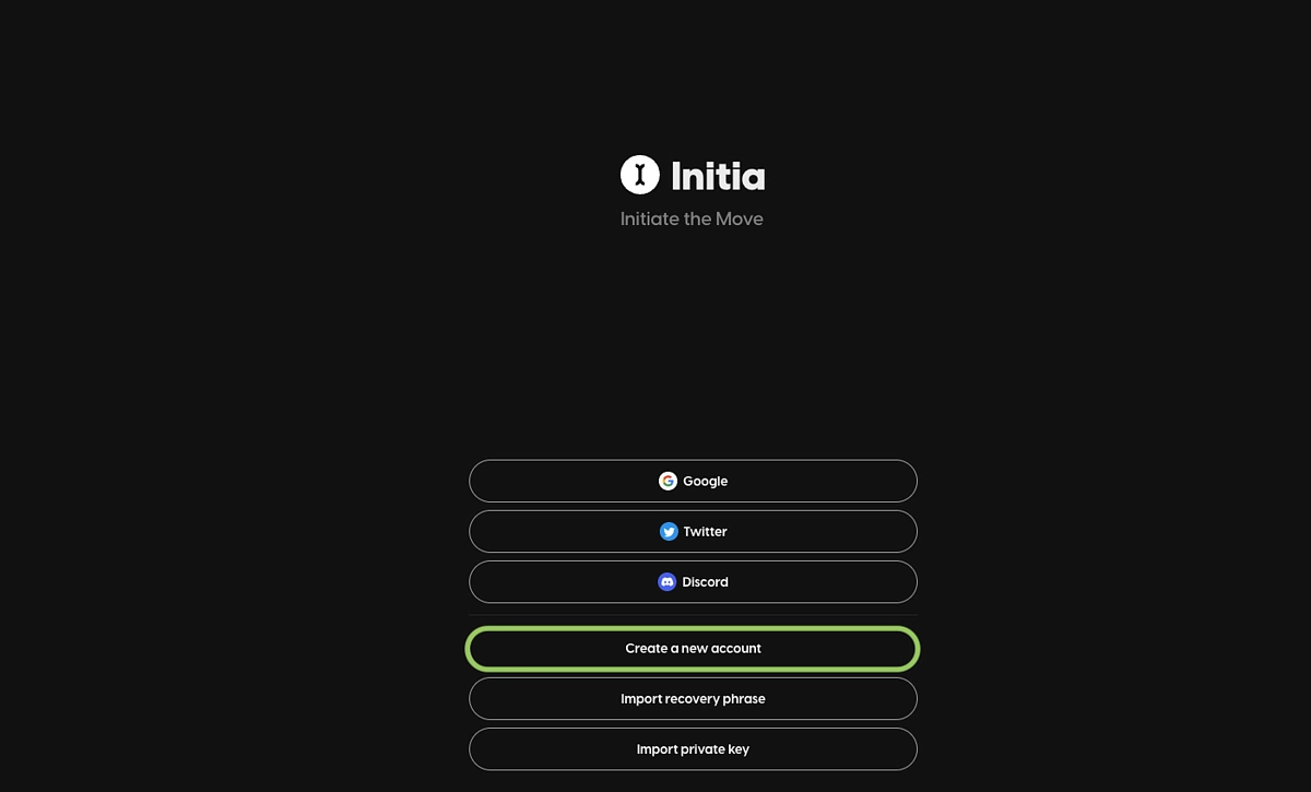 Create Initia Wallet