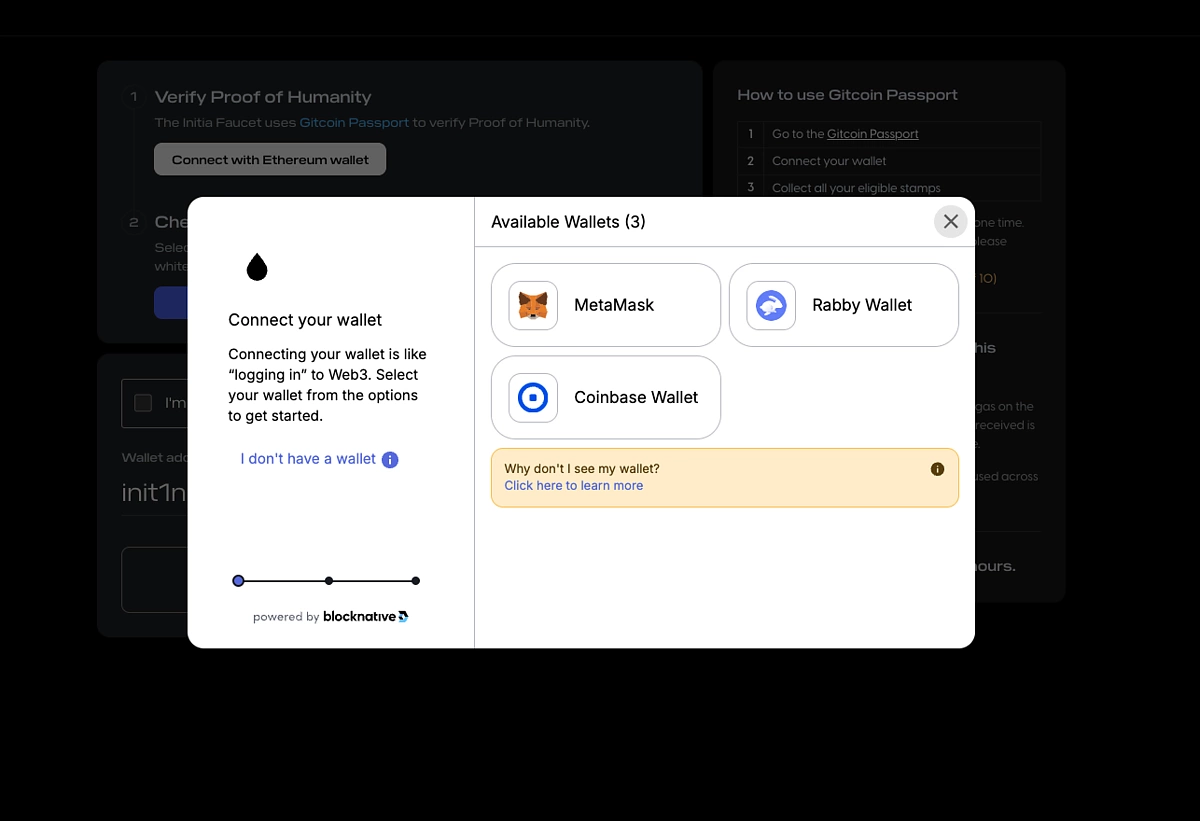 Connect Wallet to verify Proof of humanity