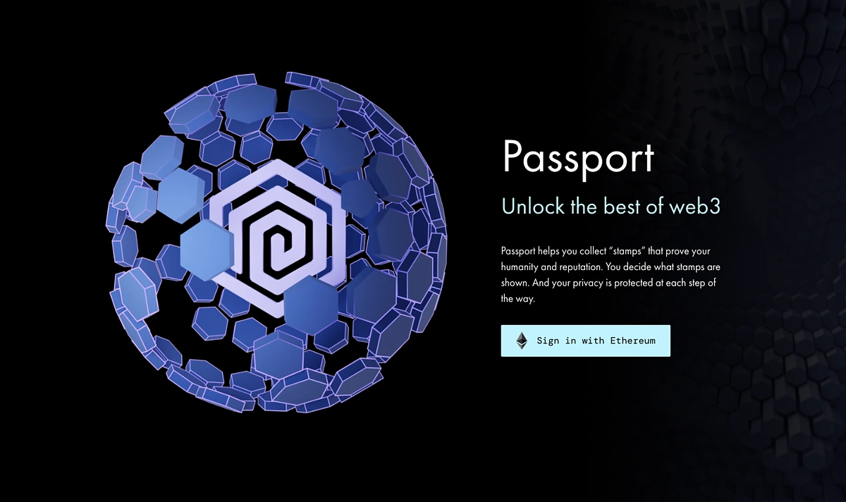 Sign into Gitcoin Passport with wallet