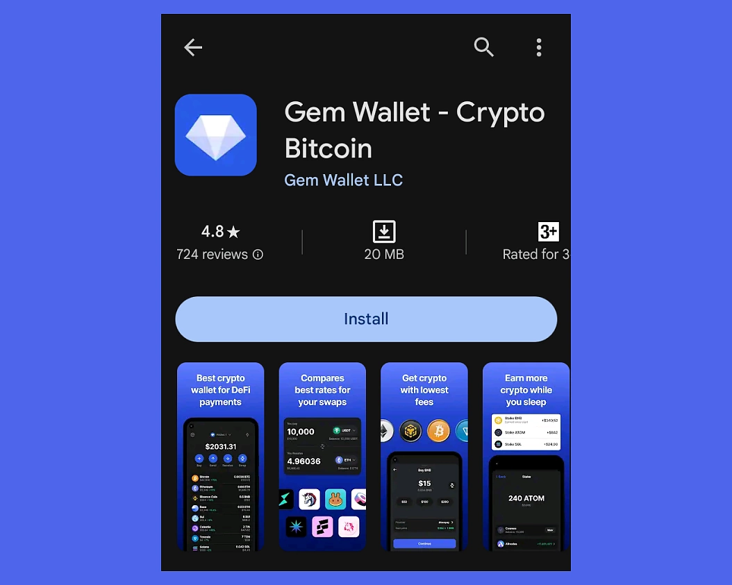 Download Gem Wallet