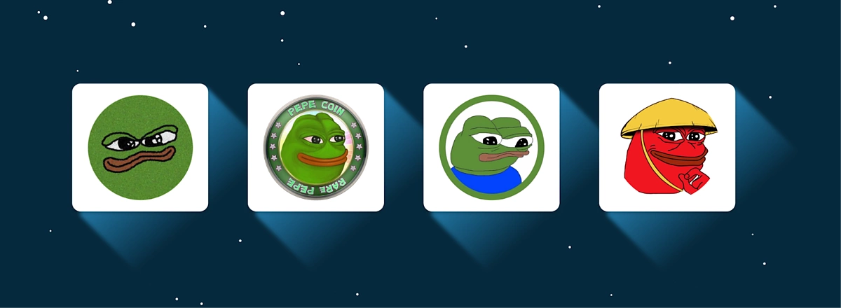 Pepe memecoins