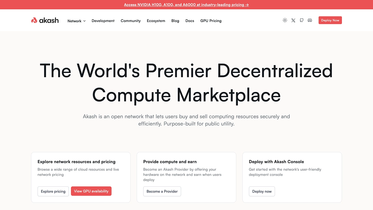 Akash network
