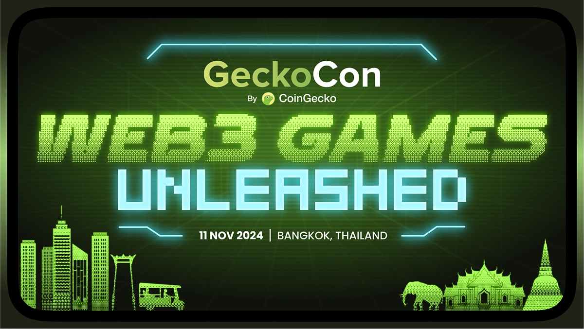 GeckoCon 2024 Web3 Games Unleashed - Hybrid Gaming Conference of the Year | CoinGecko