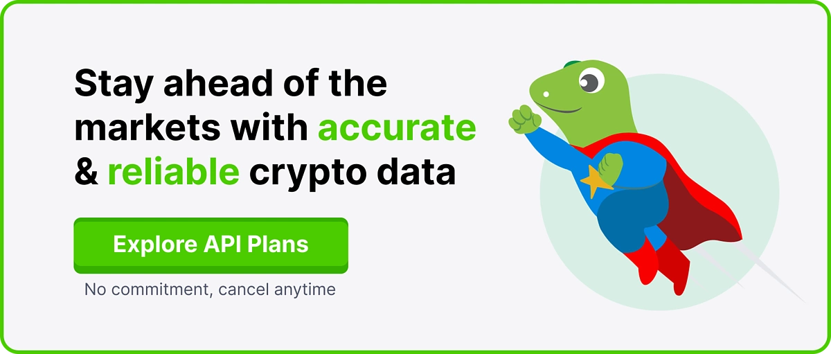Accurate and reliable crypto price & market data API