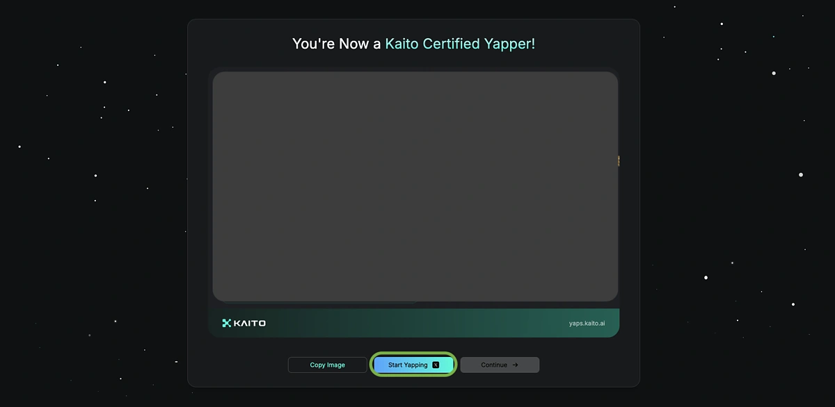 Start Yapping on Kaito