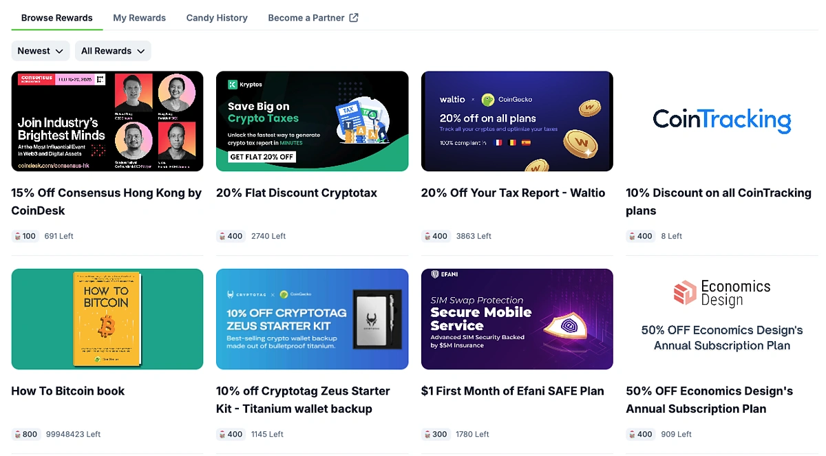 CoinGecko Rewards