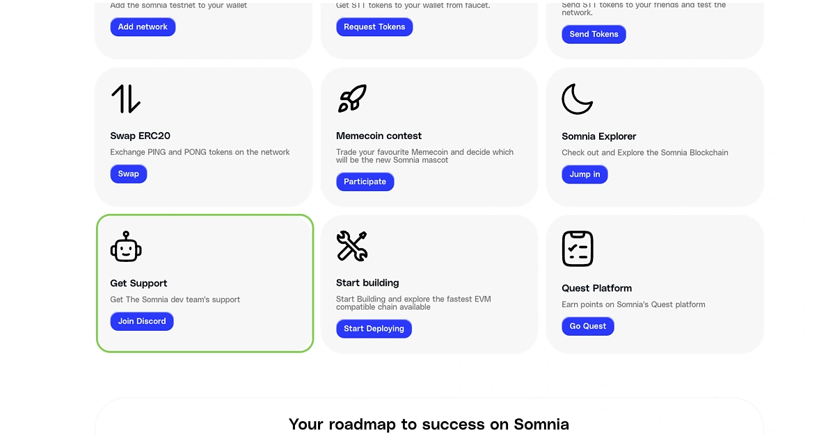 Join Somnia Discord