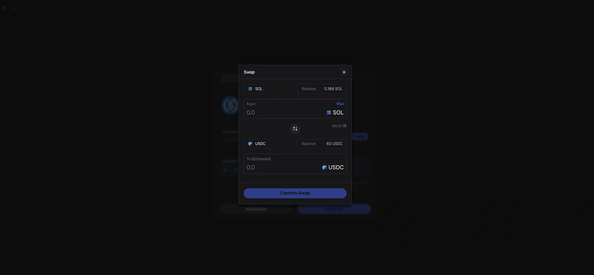 Confirm Swap