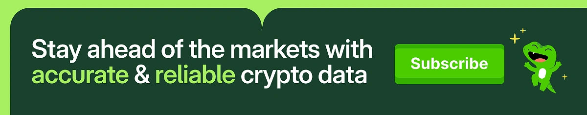 Subscribe to CoinGecko API - View Pricing