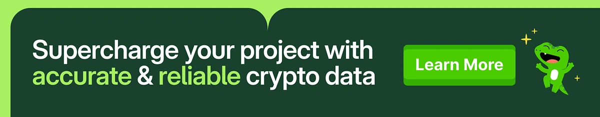 Subscribe to CoinGecko API