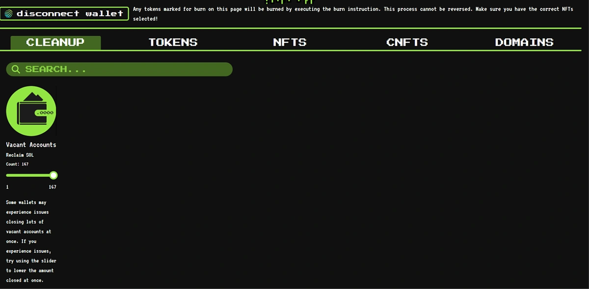 sol incinerator свободный кошелек