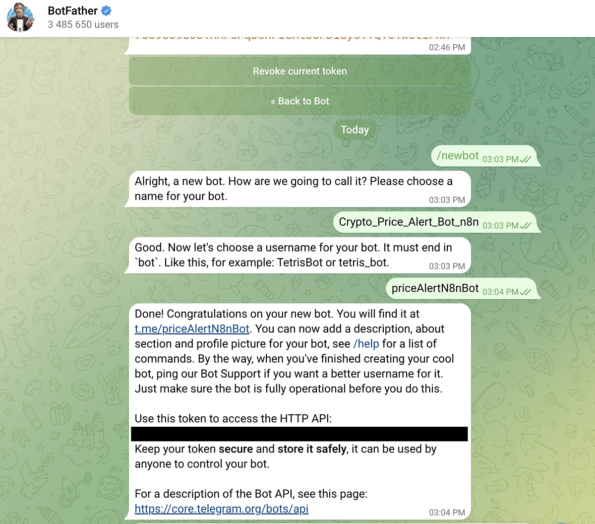 Crypto Price Alert Telegram Bot (Free n8n Template) | CoinGecko API