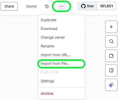 How to import a workflow template into n8n