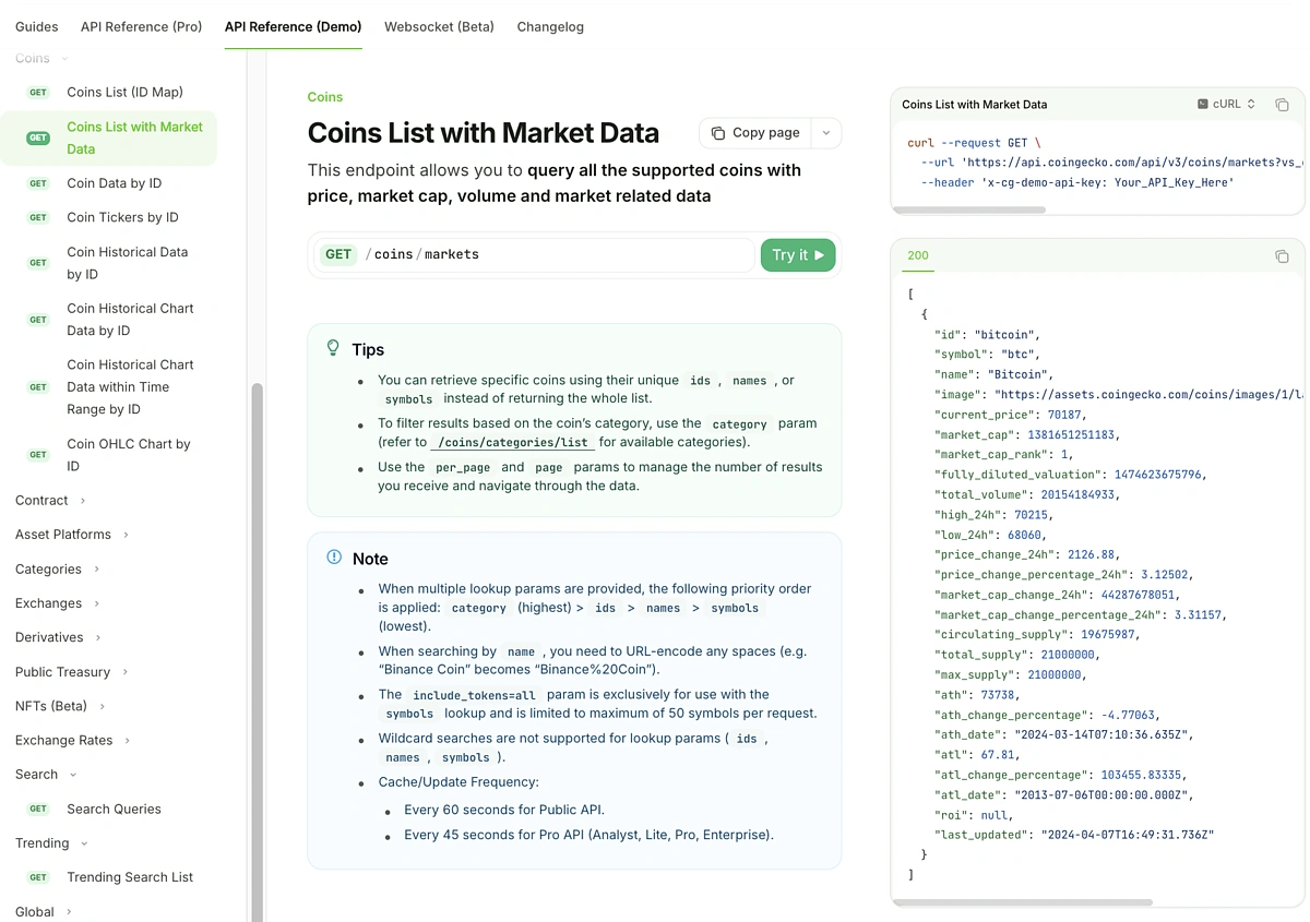 How to Pull Live Crypto & Stocks Prices into Excel | CoinGecko API